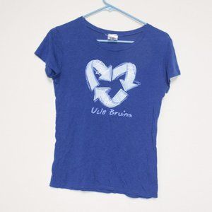 TLC Organic Sportswear | Reduce, Reuse, Recycle UCLA T-Shirt | Royal Blue